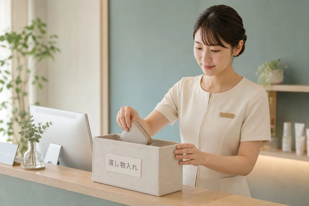 忘れ物対応の手順|エステサロン向け