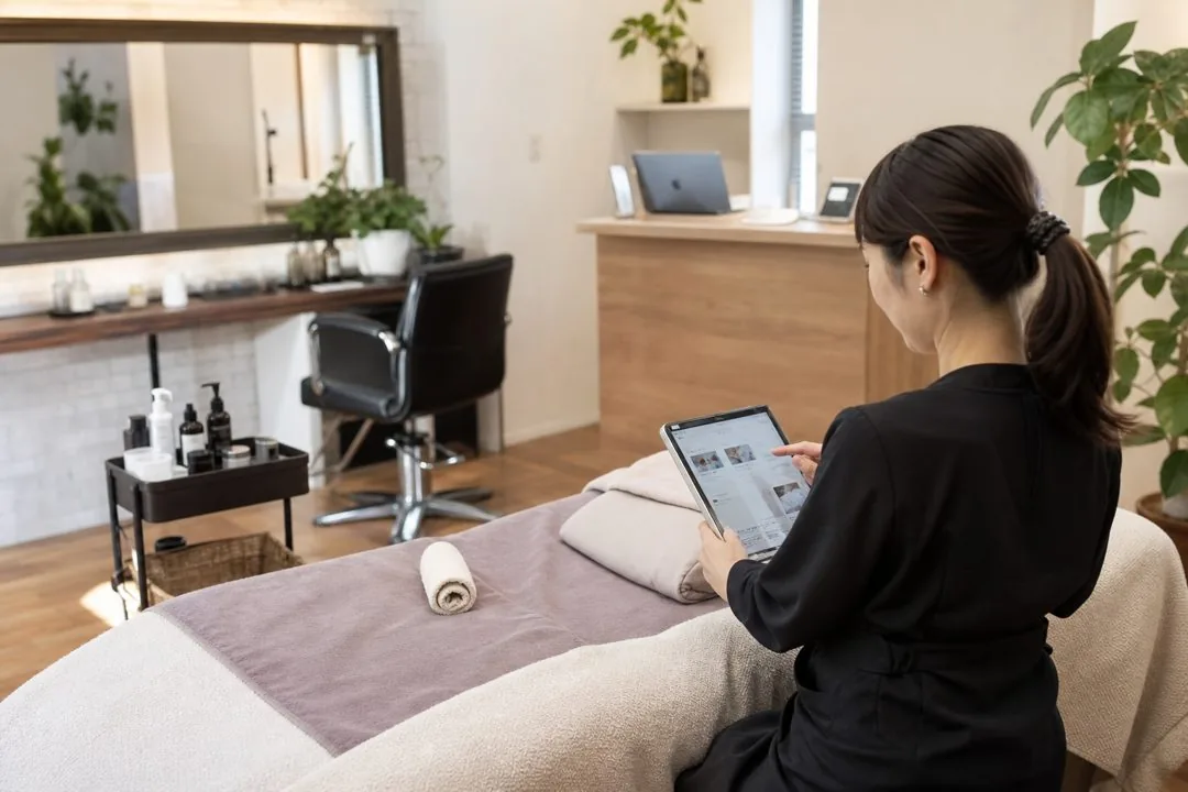 エステサロンのゲストWi-Fi、業務網と分ける運用