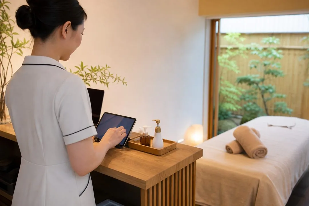リラクゼーションの担当変更告知、期待値を先に揃える