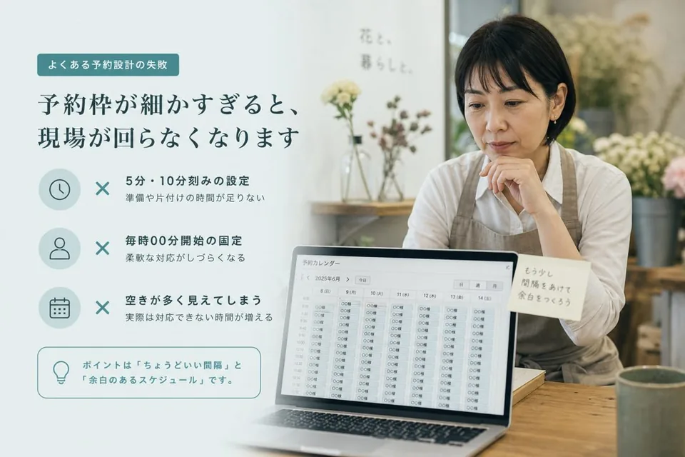 枠設計でよくある失敗