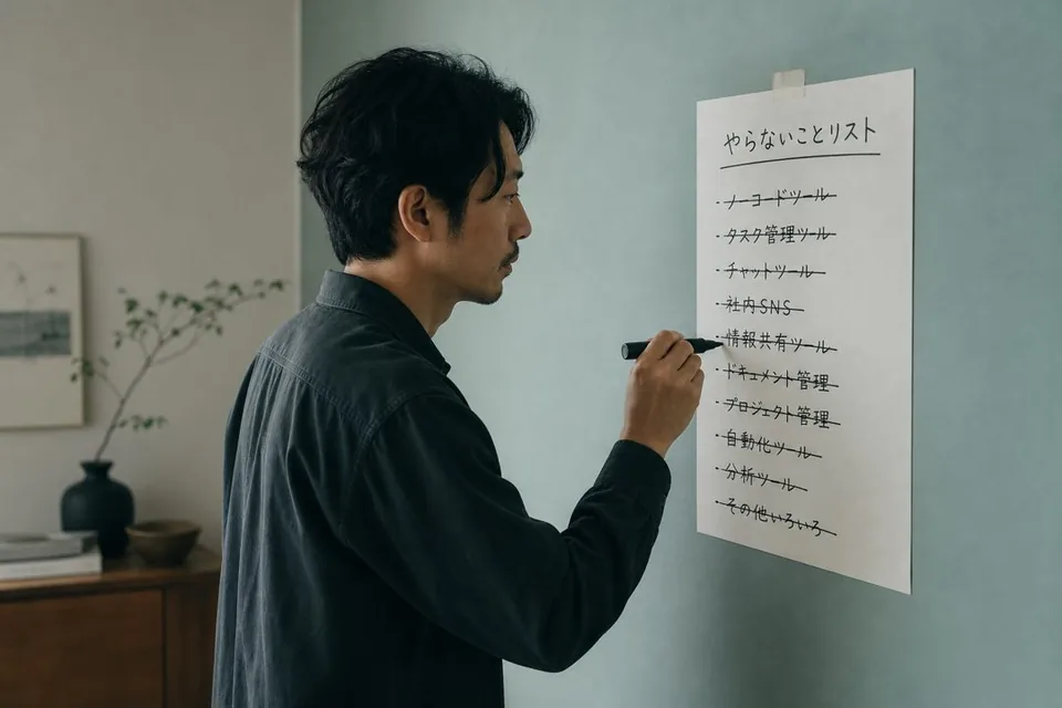 やらないことのリスト