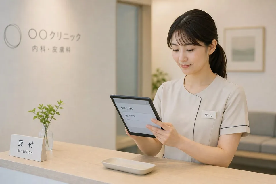 来店当日の受付チェック