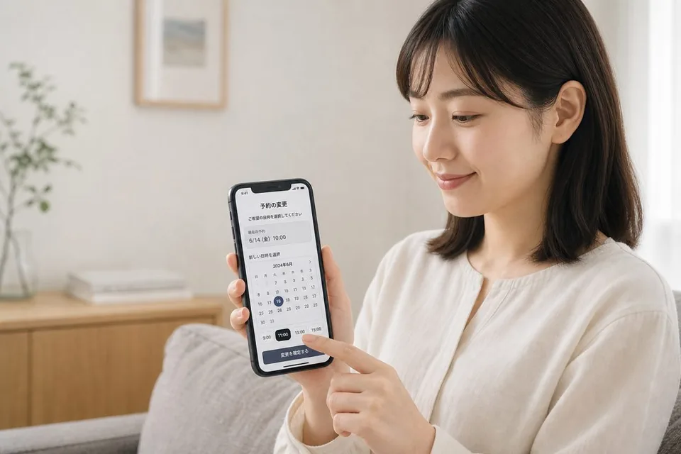 変更しやすい予約にする
