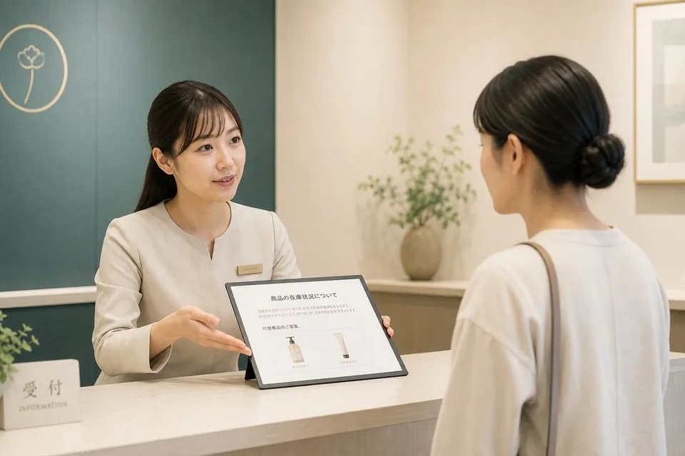 欠品時のお客様対応