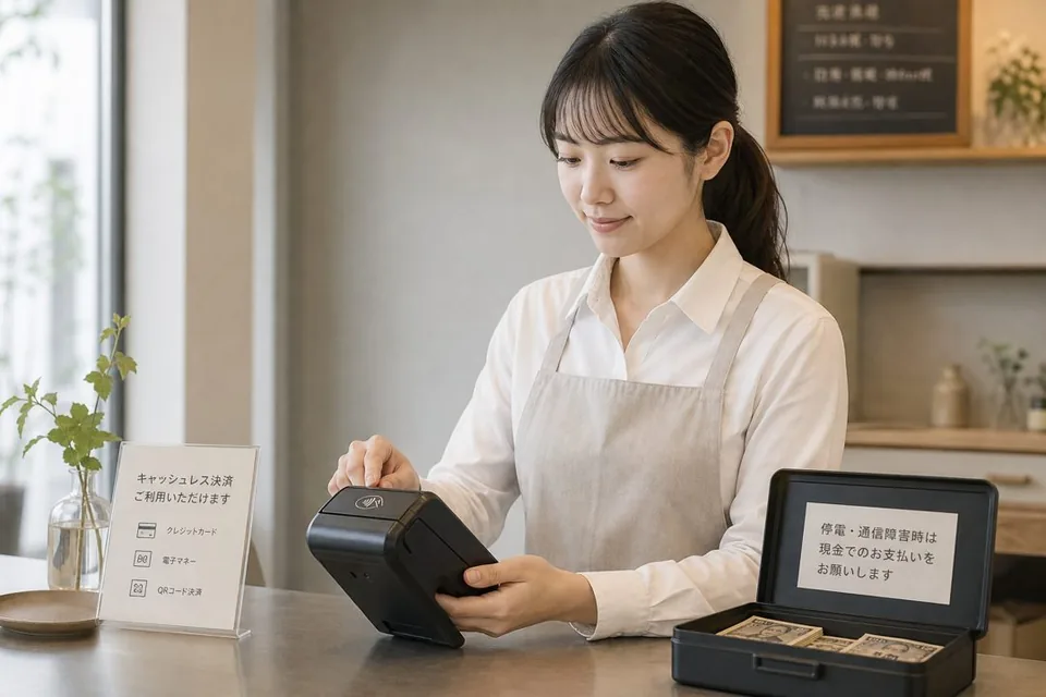 キャッシュレス運用の注意