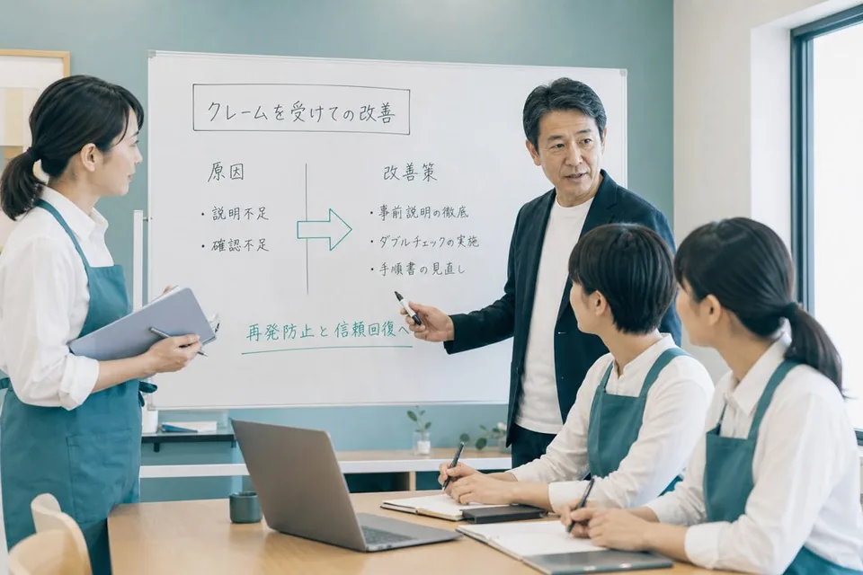 再発防止までがセット