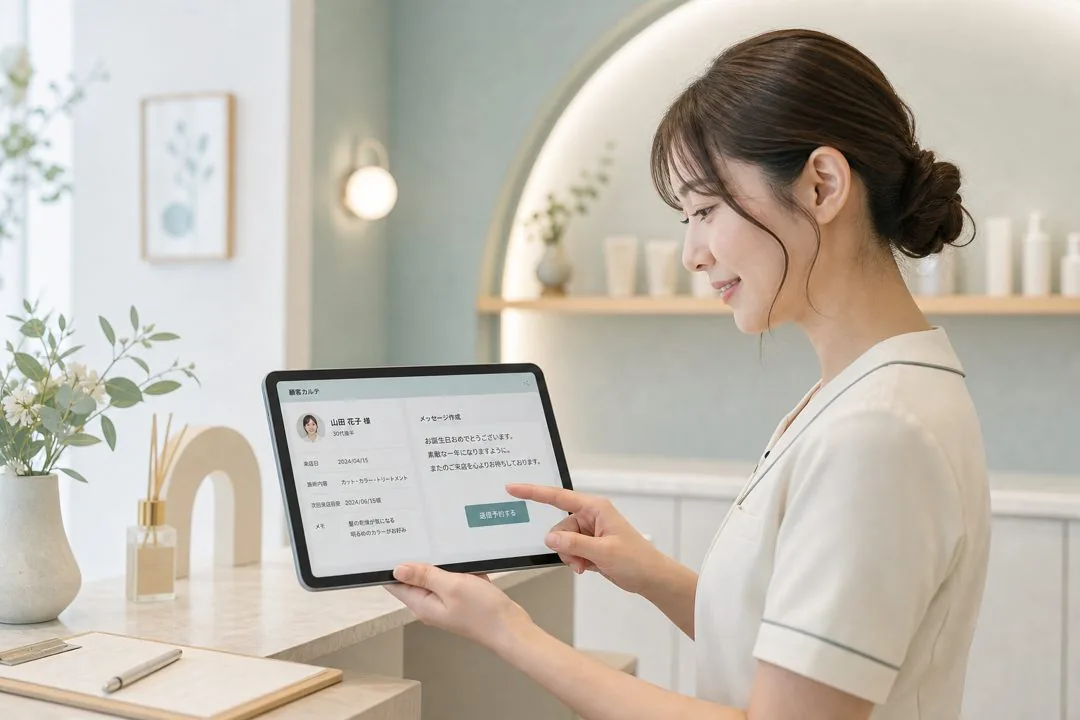 誕生日フォローで再来を促す|エステサロン向け