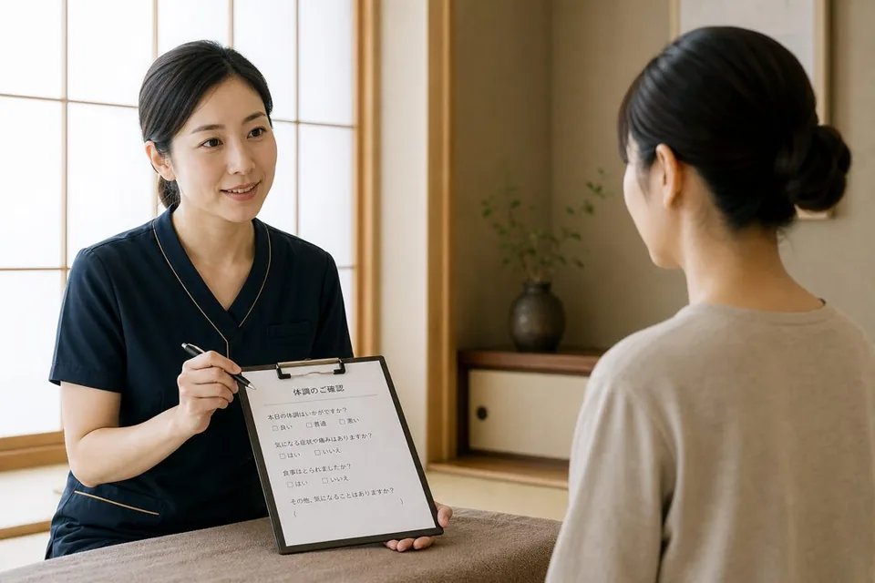 施術前の確認儀式