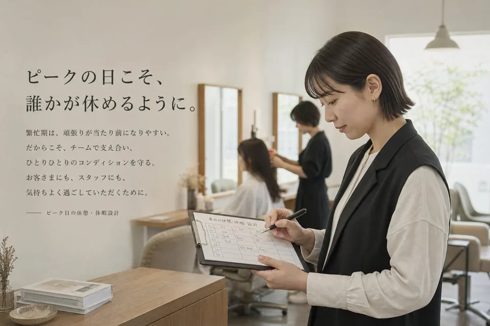 ピーク日の例外ルール