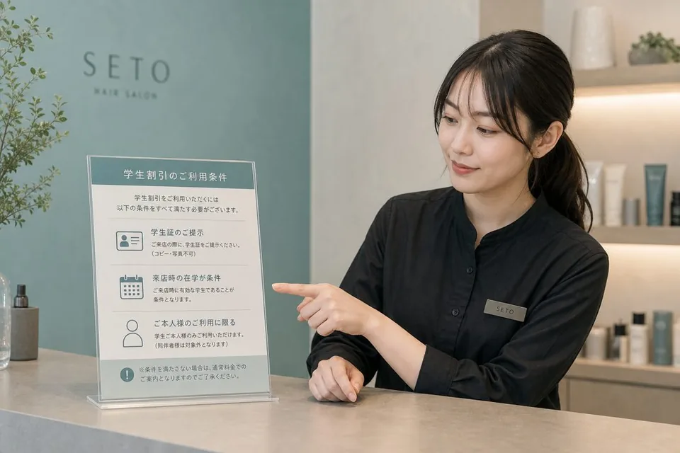 対象条件の明示