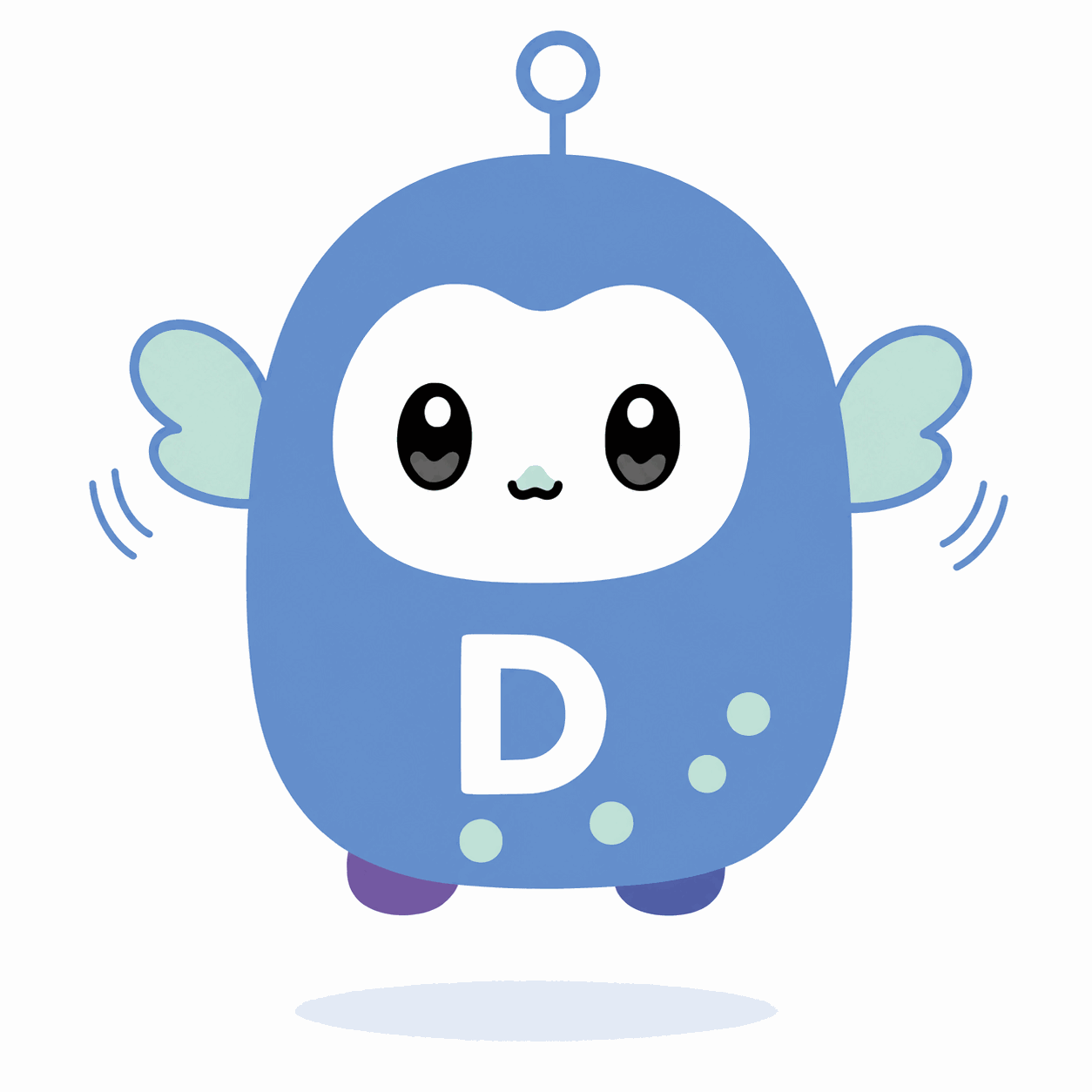 羽ばたくディくん