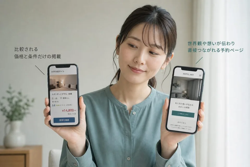 プラットフォーム予約と自店予約の違い