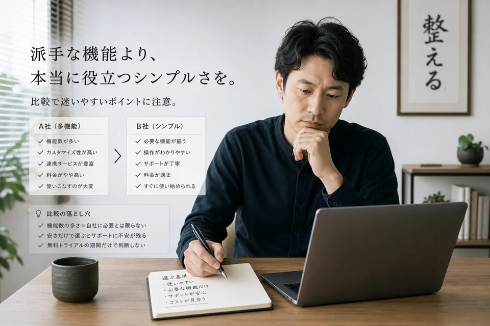 比較で負けやすいポイント