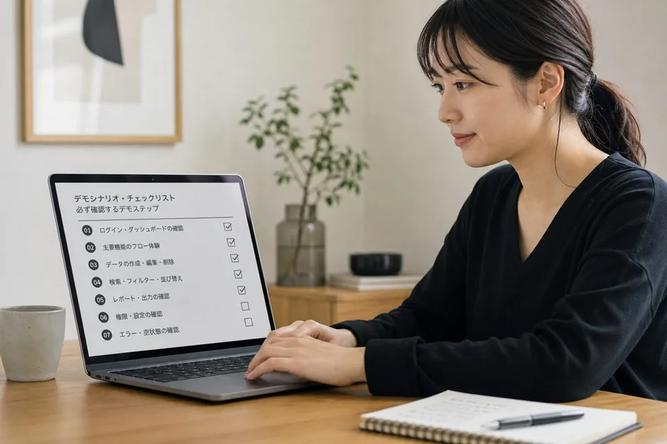デモで必ず見るべき操作シナリオ