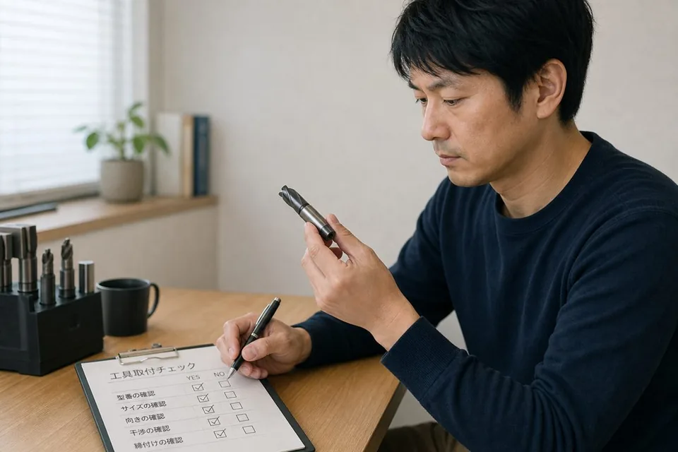 ツール選定に戻すチェック